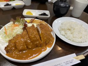 ハウスクリア岡山　ランチ　とんかつ椰子