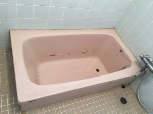 ハウスクリア岡山 ステンレス浴槽塗り替え