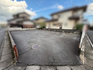 ハウスクリア岡山　駐車場　白線引き直し