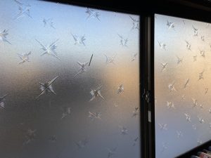 ハウスクリア岡山　昭和レトロなガラス